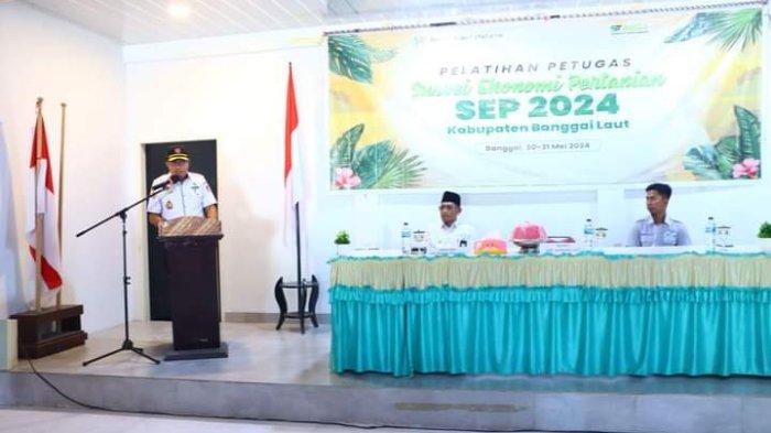 BPS Latih Petugas Survei Ekonomi Pertanian Tahun 2024 Banggai Laut